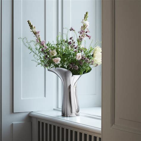 georg jensen vases|Georg Jensen Bloom Botanica Vase in Stainless Steel